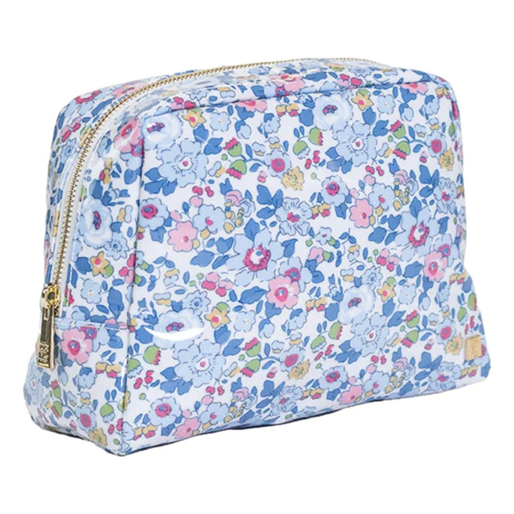 Luxe Gloss Wash Bags - Bridgehampton Floral Cosmetic/Accessories Bags TRVL Design Large 