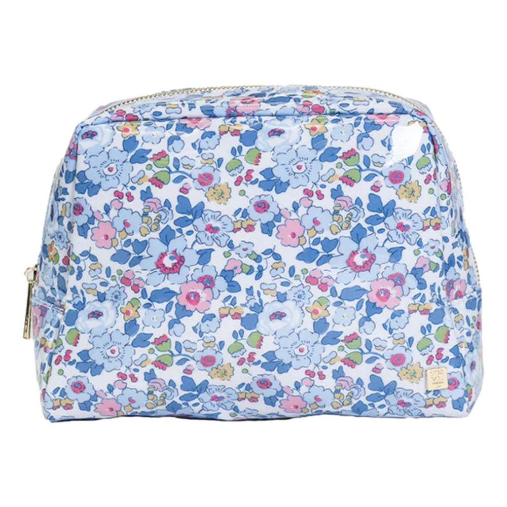Luxe Gloss Wash Bags - Bridgehampton Floral Cosmetic/Accessories Bags TRVL Design Medium 