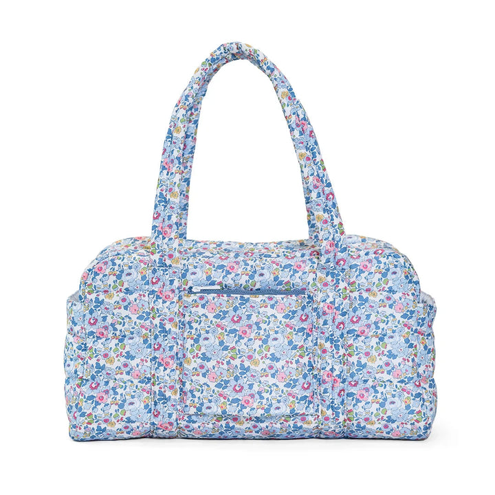 Luxe Puffer Duffel - Bridgehampton Floral Duffle Bag TRVL Design 