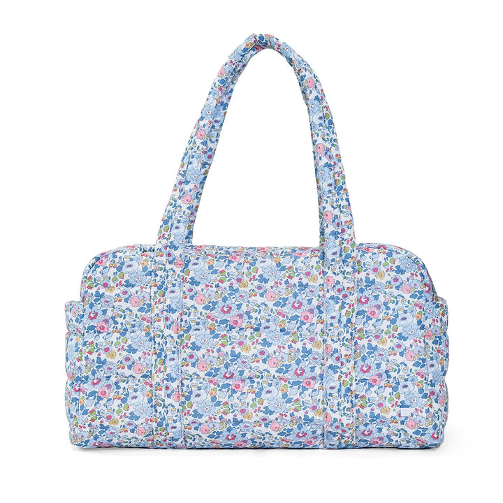 Luxe Puffer Duffel - Bridgehampton Floral Duffle Bag TRVL Design 