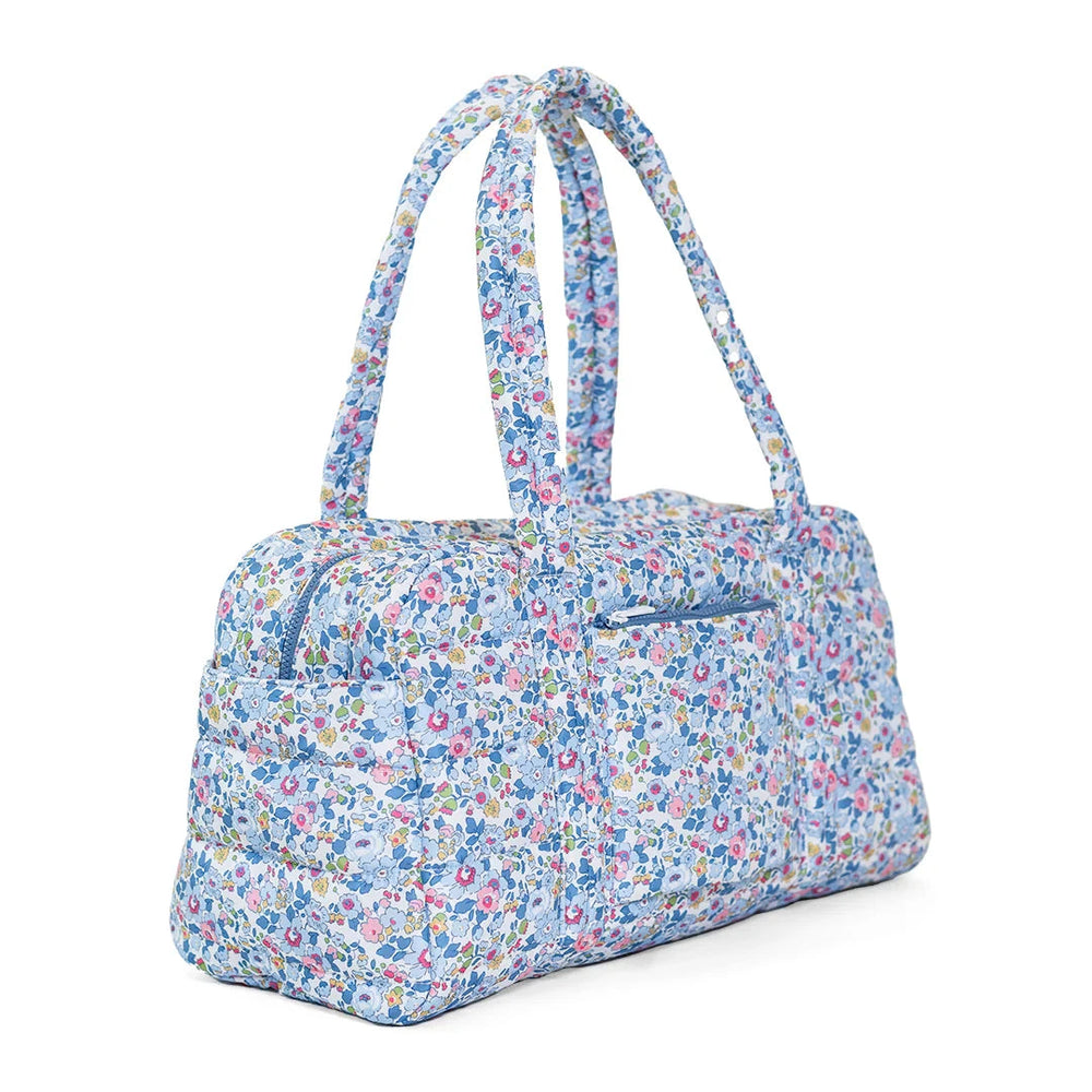 Luxe Puffer Duffel - Bridgehampton Floral Duffle Bag TRVL Design 