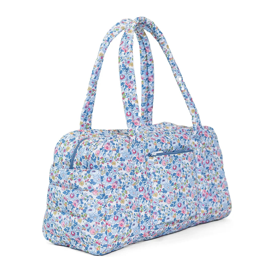 Luxe Puffer Duffel - Bridgehampton Floral Duffle Bag TRVL Design 