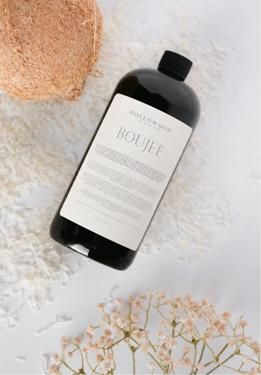 Luxury Liquid Laundry Soap - Boujee Fragrance Hollowood Candles 