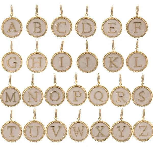 Madison Initial Charm Necklace Charm Michelle McDowell 