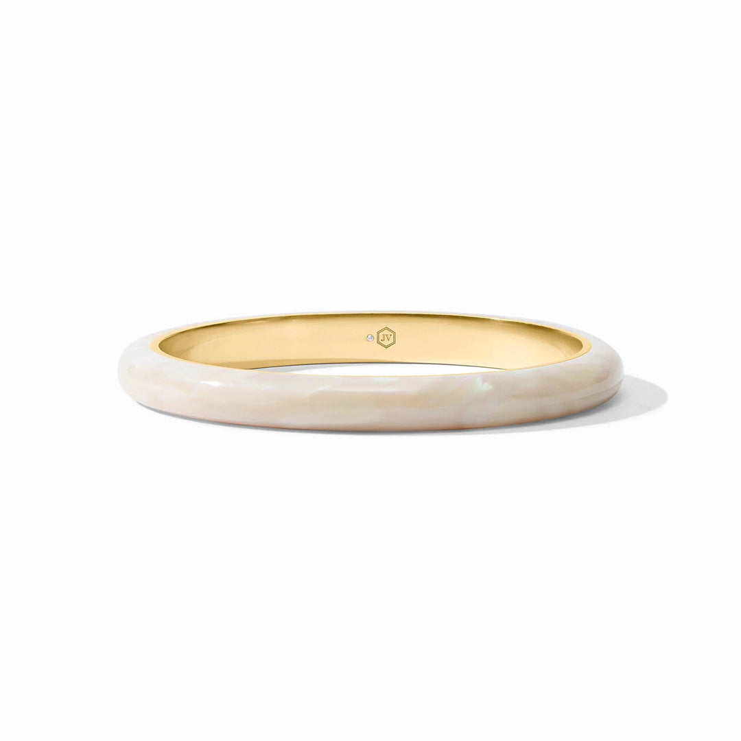 Madison Statement Bangle - Alabaster Womens Bracelet Julie Vos 