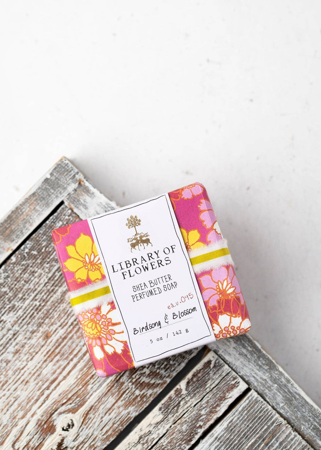 Magenta & Yellow Floral Square Soap Bath Soap Lollia 