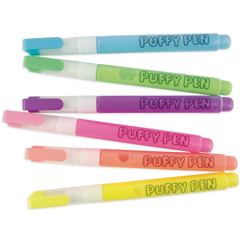 Magic Neon Puff Pens Coloring Supplies Ooly 