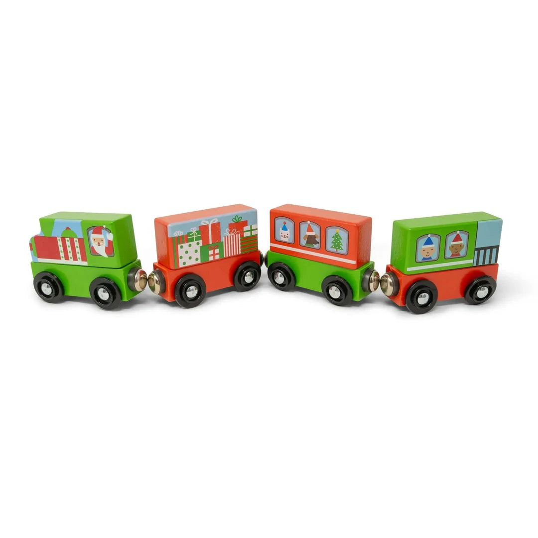 Magnetic Christmas Train Mighty Minis Mini Toys Jack Rabbit 
