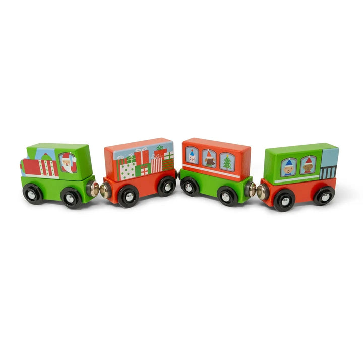 Magnetic Christmas Train Mighty Minis Mini Toys Jack Rabbit 
