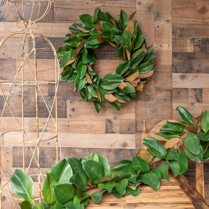 Magnolia Leaf Garland - 60" Wreaths & Garlands Mills Floral 