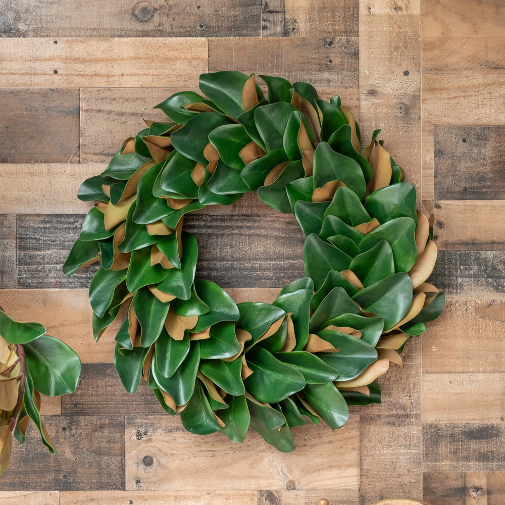 Magnolia Leaf Wreath - 27" Wreaths & Garlands Mills Floral 