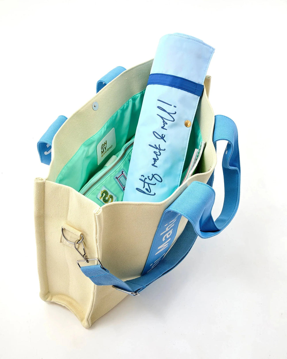 Mahj It All Bag- Light Blue Game Oh My Mahjong 