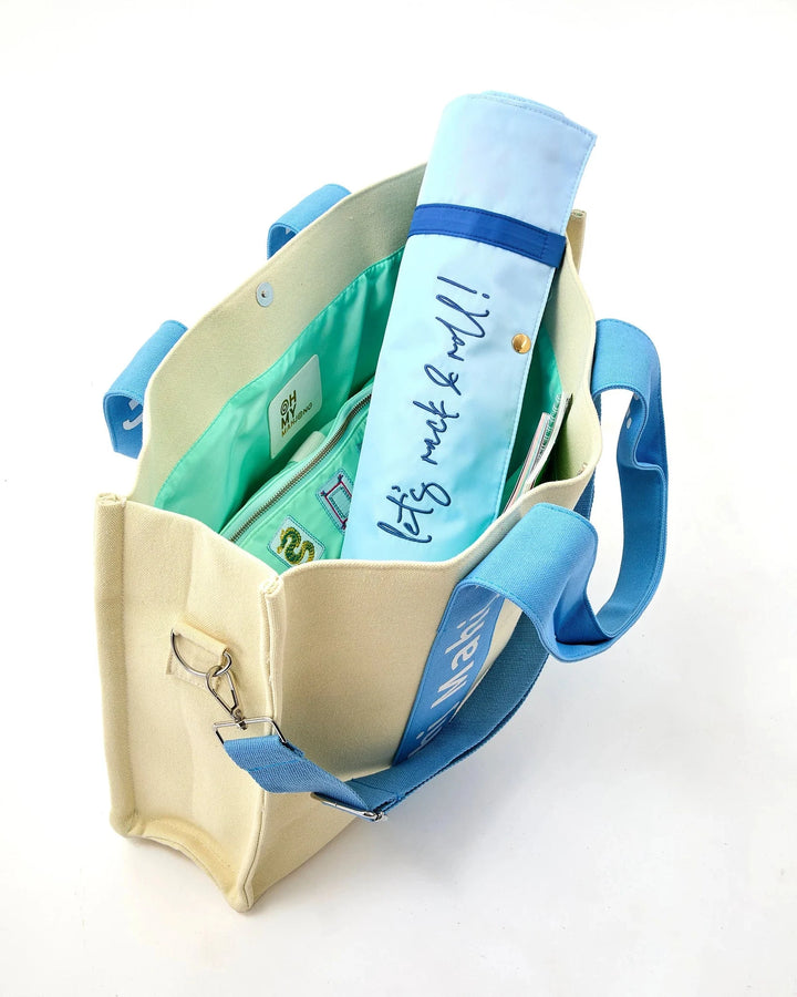 Mahj It All Bag- Light Blue Game Oh My Mahjong 