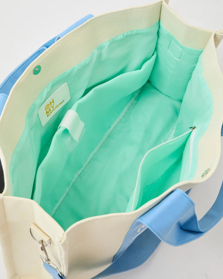 Mahj It All Bag- Light Blue Game Oh My Mahjong 