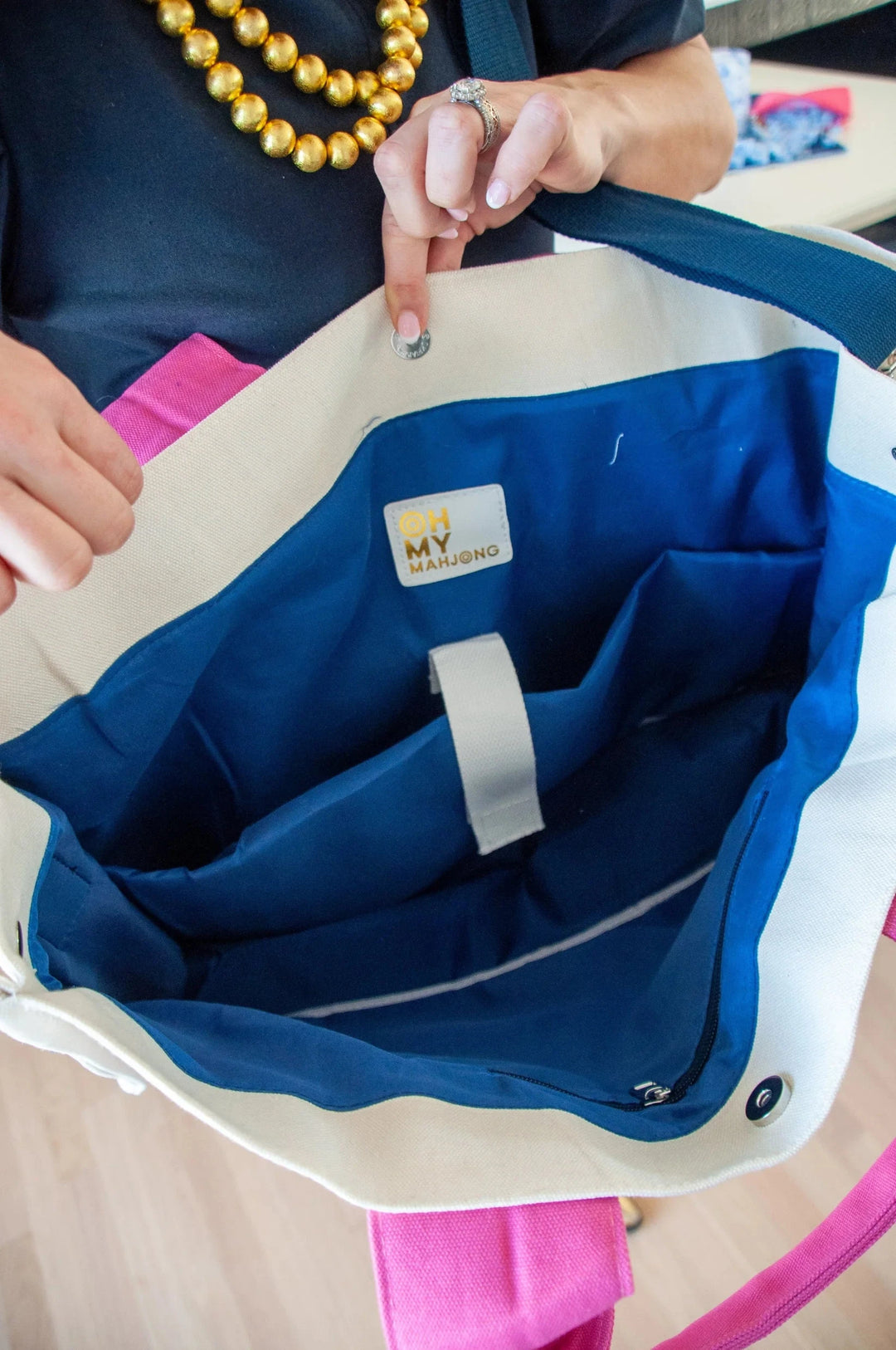Mahj It All Bag- Pink Game Oh My Mahjong 