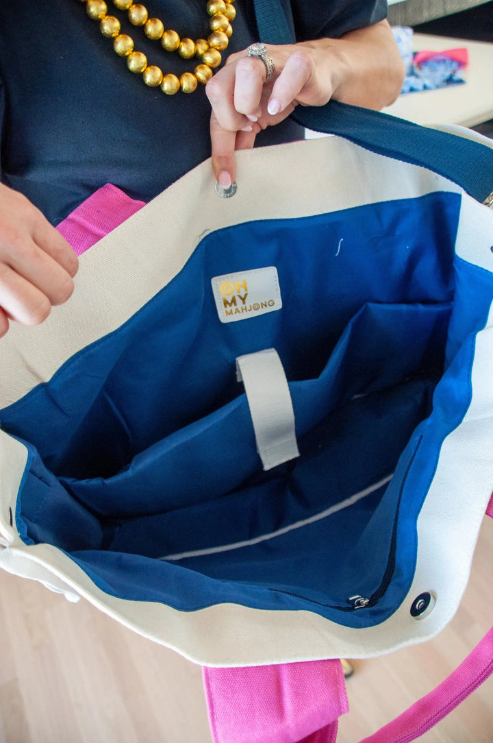 Mahj It All Bag- Pink Game Oh My Mahjong 