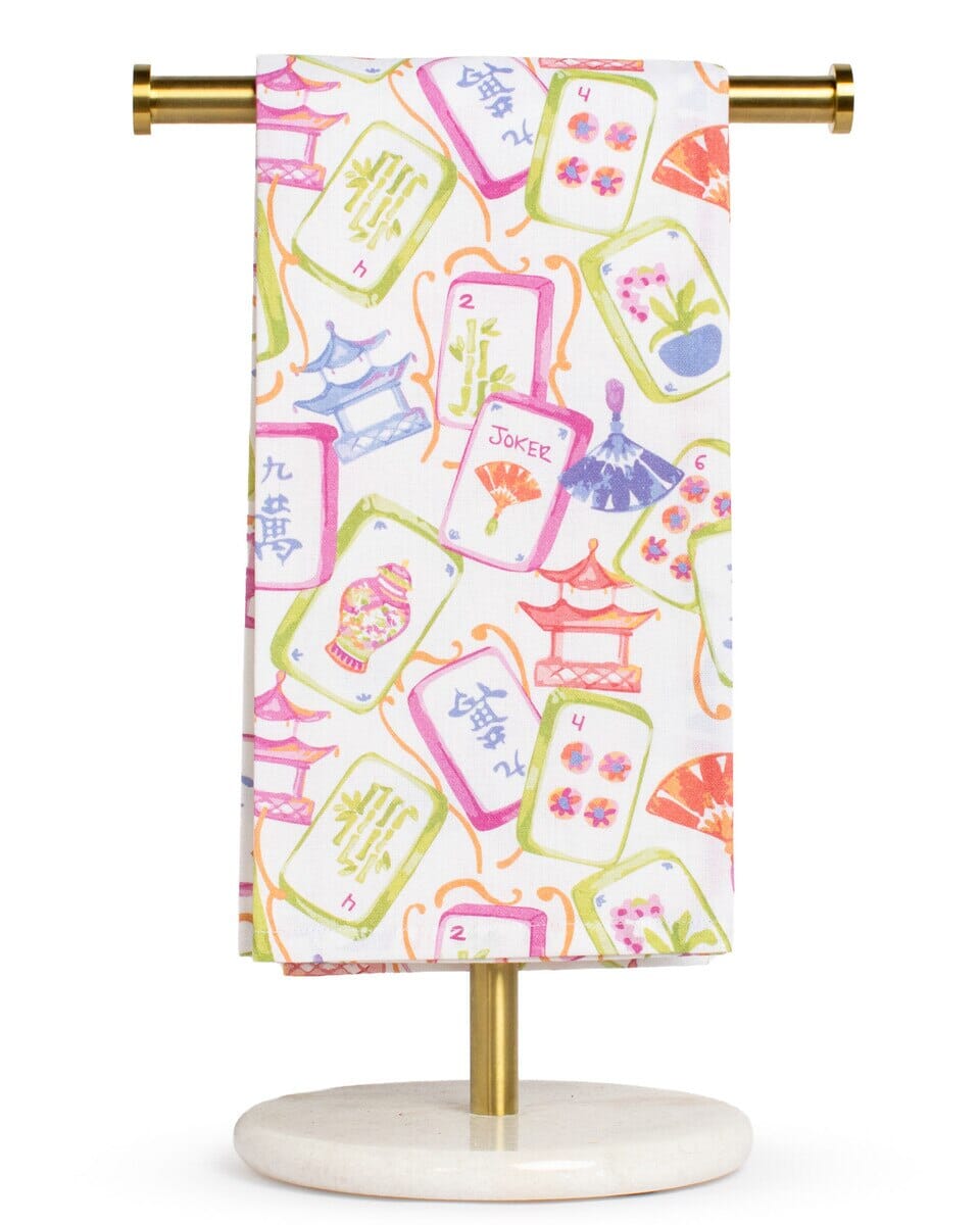 Mahjong Dreams Hand Towel Kitchen Towel The Royal Standard 