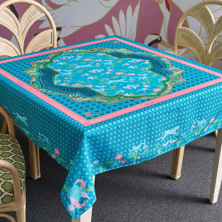 Mahjong Instructional Tablecloth - Zanzibar Game Oh My Mahjong 