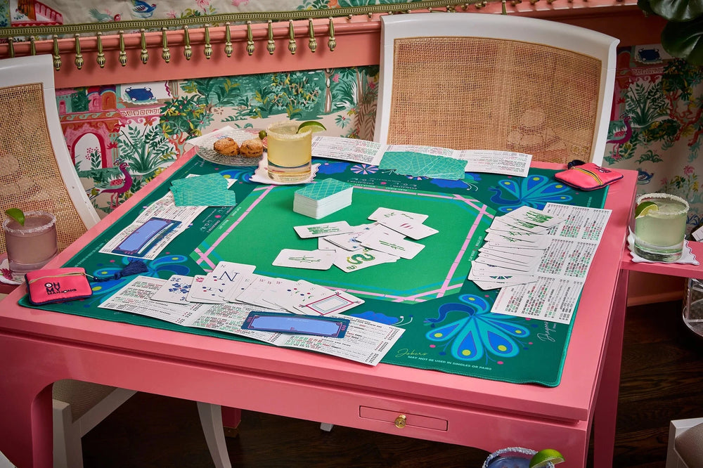 Mahjong Mat - Birdie Green Game Oh My Mahjong 
