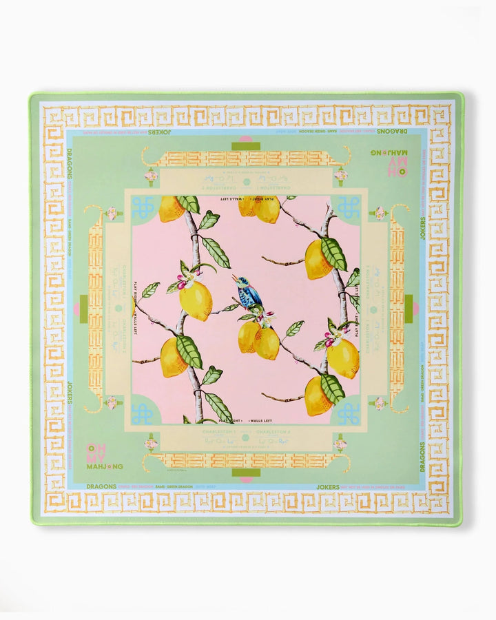 Mahjong Mat - Citrus Songbird Game Oh My Mahjong 
