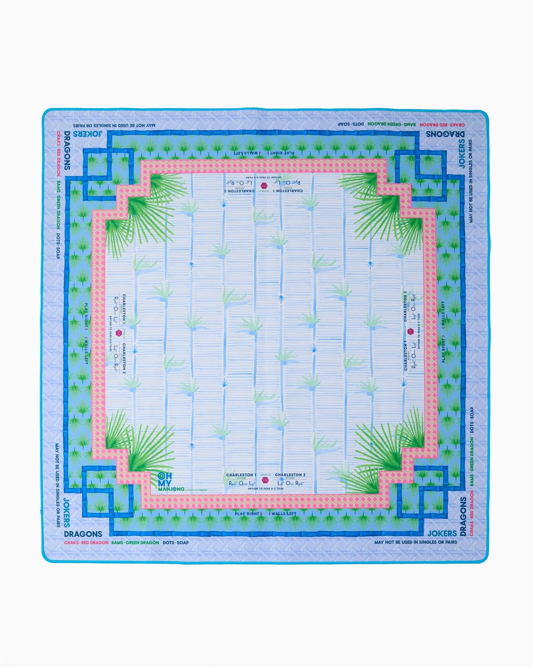 Mahjong Mat - Palm Paradise Game Oh My Mahjong 
