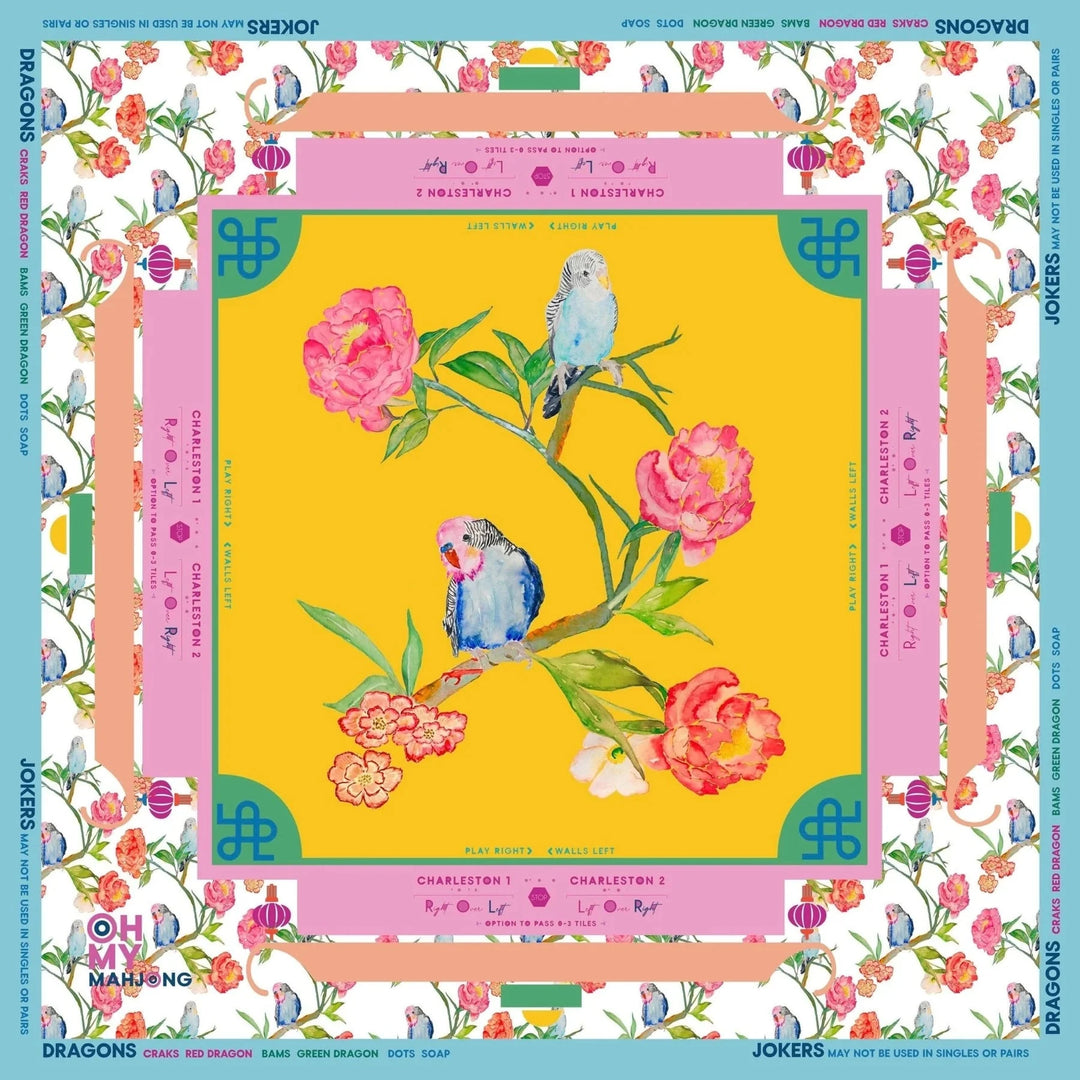 Mahjong Mat - Spring Fling Game Oh My Mahjong 