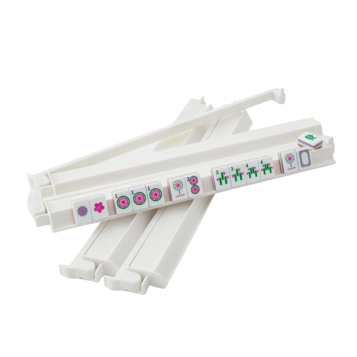 Mahjong Rack & Pusher Set - White Game Oh My Mahjong 