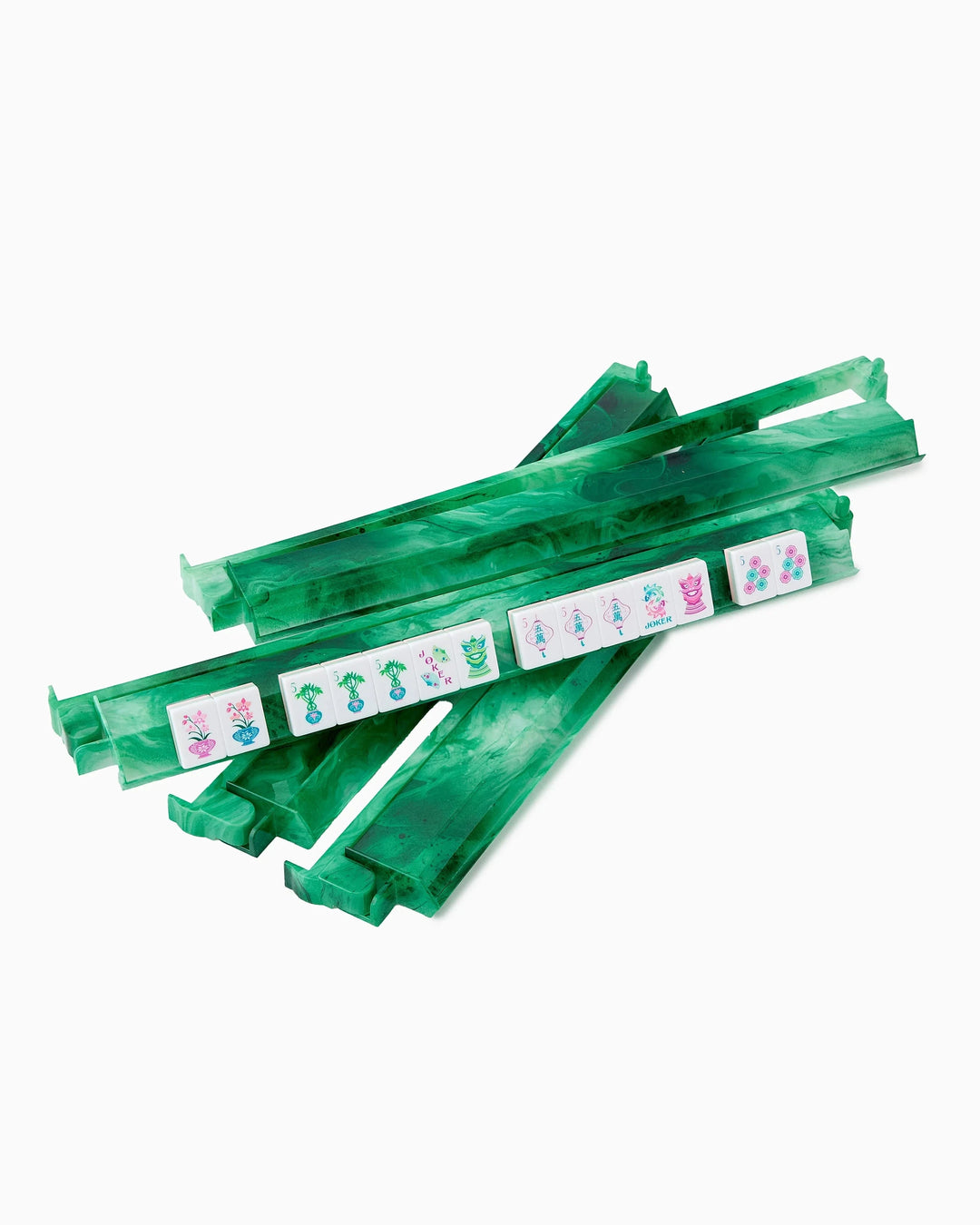 Mahjong Racks & Pushers Set - Agate Game Oh My Mahjong 