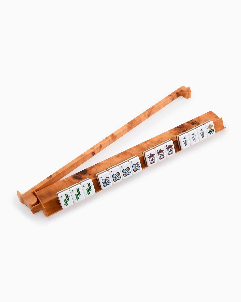 Mahjong Racks & Pushers Set - Burl Game Oh My Mahjong 
