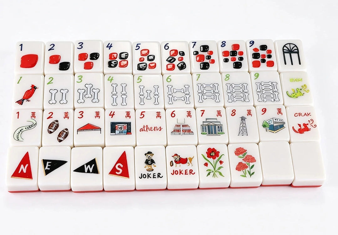 Mahjong Tiles and Racks - Athens Game Keva 