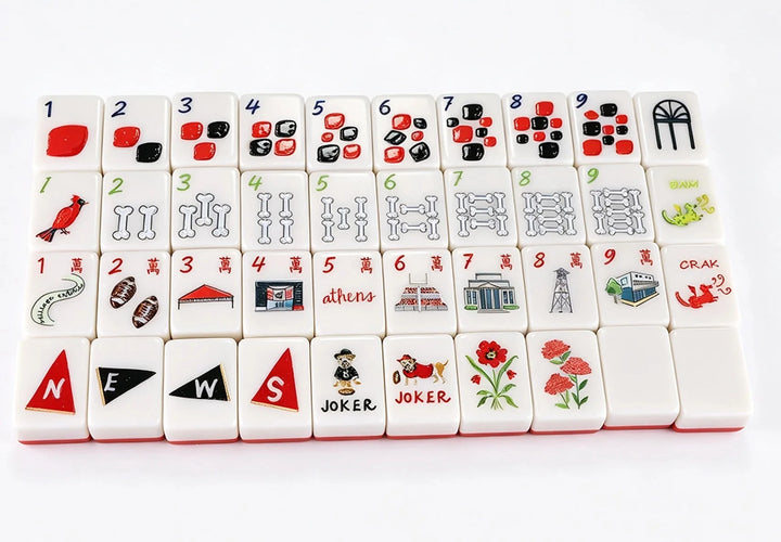 Mahjong Tiles and Racks - Athens Game Keva 