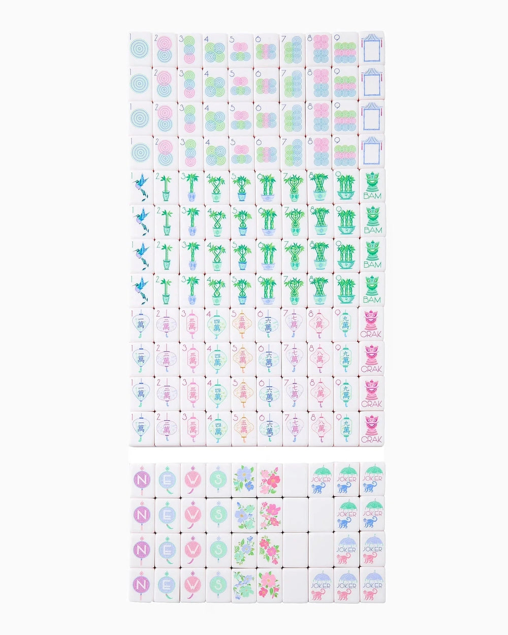 Mahjong Tiles - Luminaire Game Oh My Mahjong 