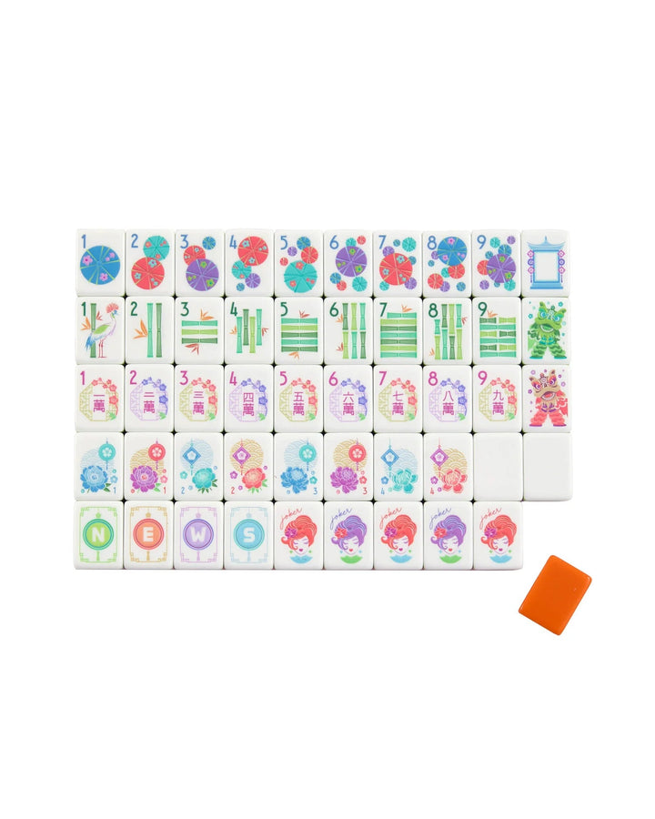 Mahjong Tiles - Papaya Spritz Game Oh My Mahjong 