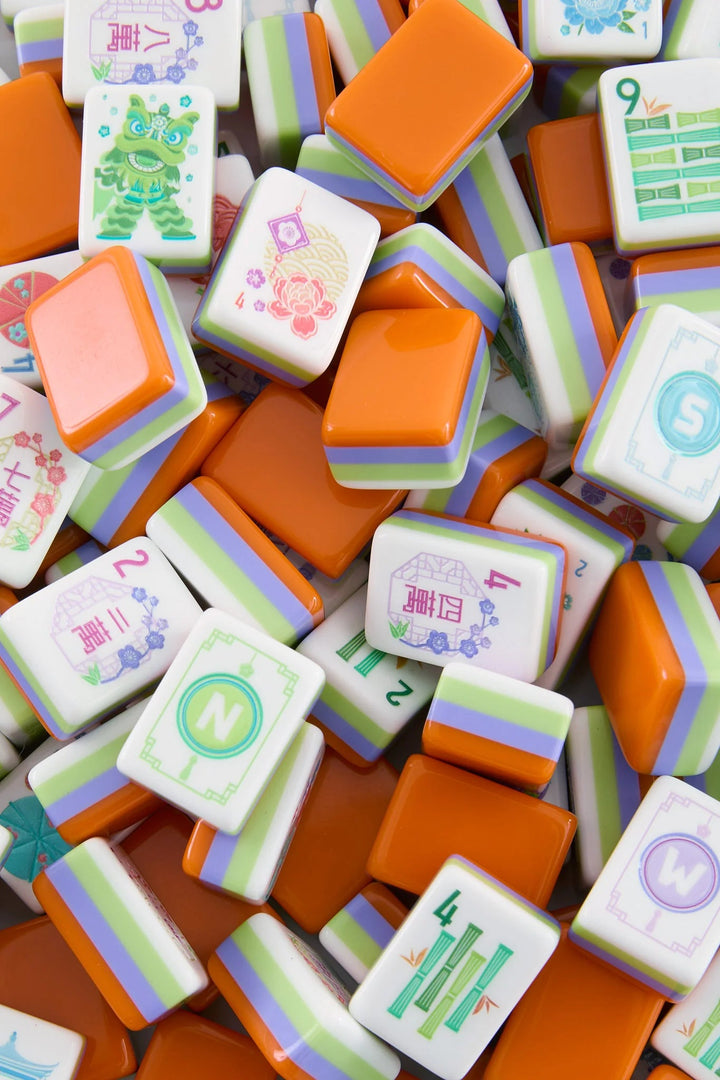 Mahjong Tiles - Papaya Spritz Game Oh My Mahjong 