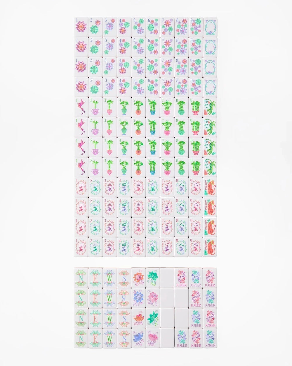 Mahjong Tiles - Pearlescent Game Oh My Mahjong 