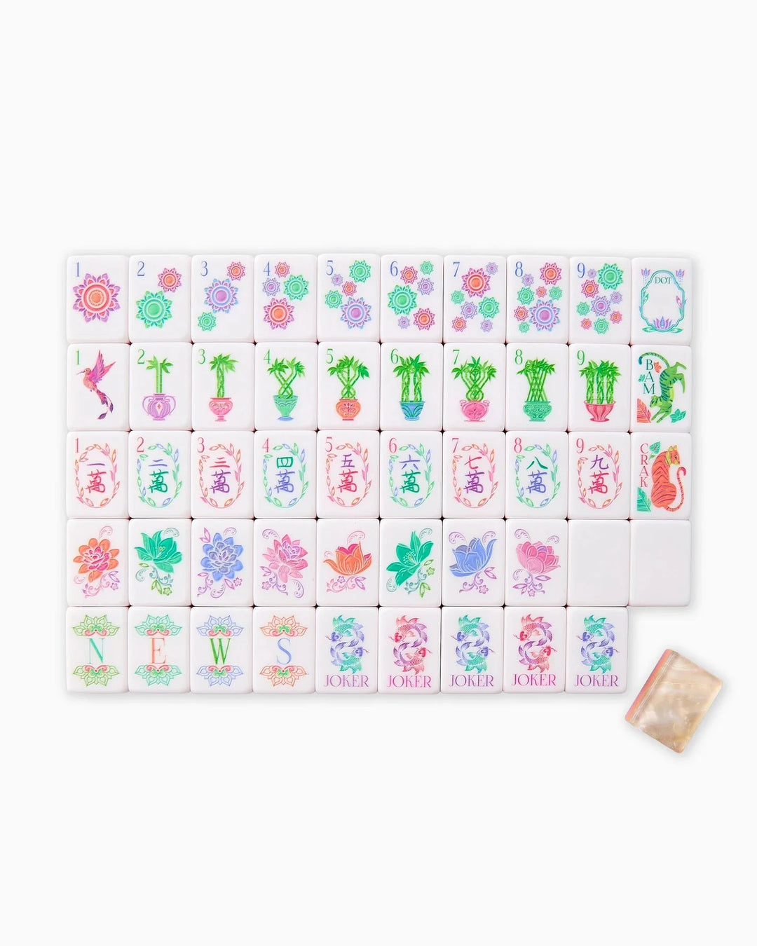 Mahjong Tiles - Pearlescent Game Oh My Mahjong 