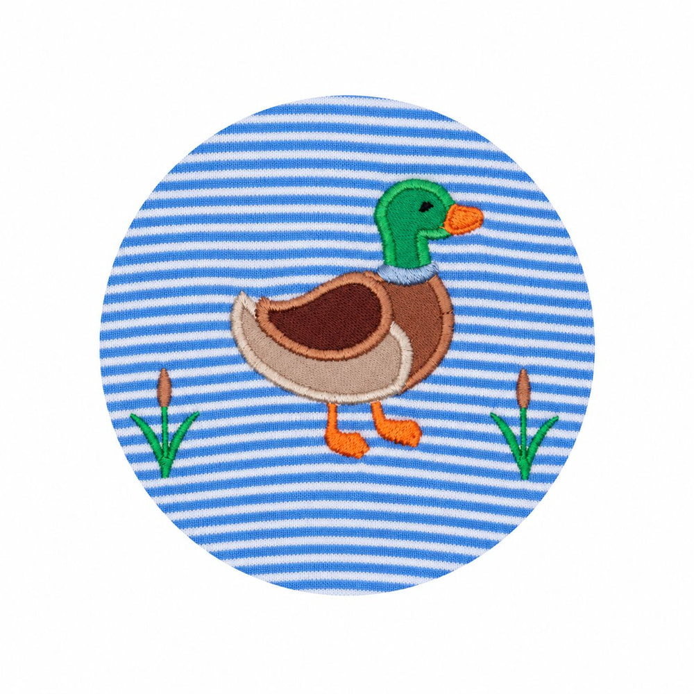 Mallard Duck Applique Bubble Boy Bubble Claire and Charlie 