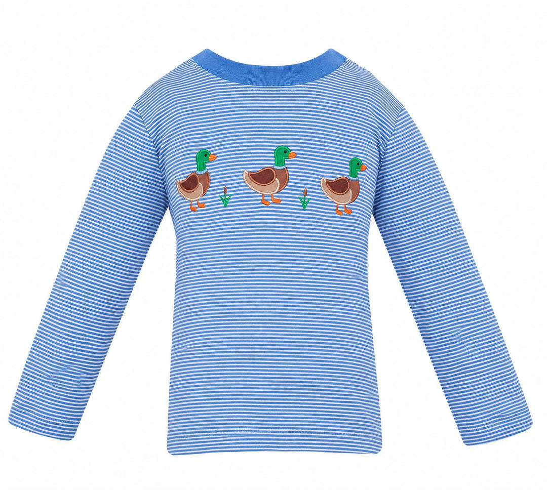 Mallard Duck Applique T-Shirt Boy Shirt Claire and Charlie 