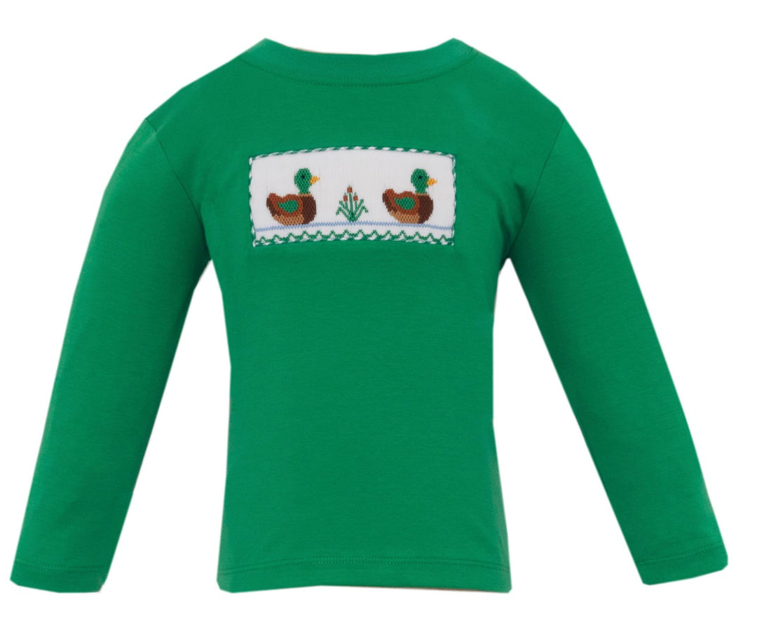 Mallard Ducks Smocked Shirt Boy Shirt Anavini 