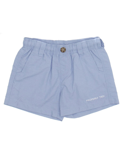 Mallard Shorts - Sky Blue Boy Shorts Properly Tied 