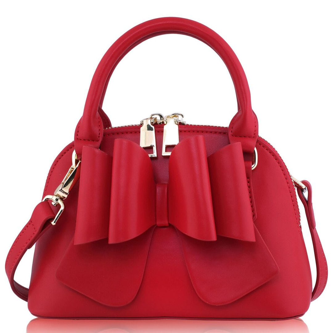 Margo Purse - Red with Leopard Lining Girl Purse Carrying Kind 
