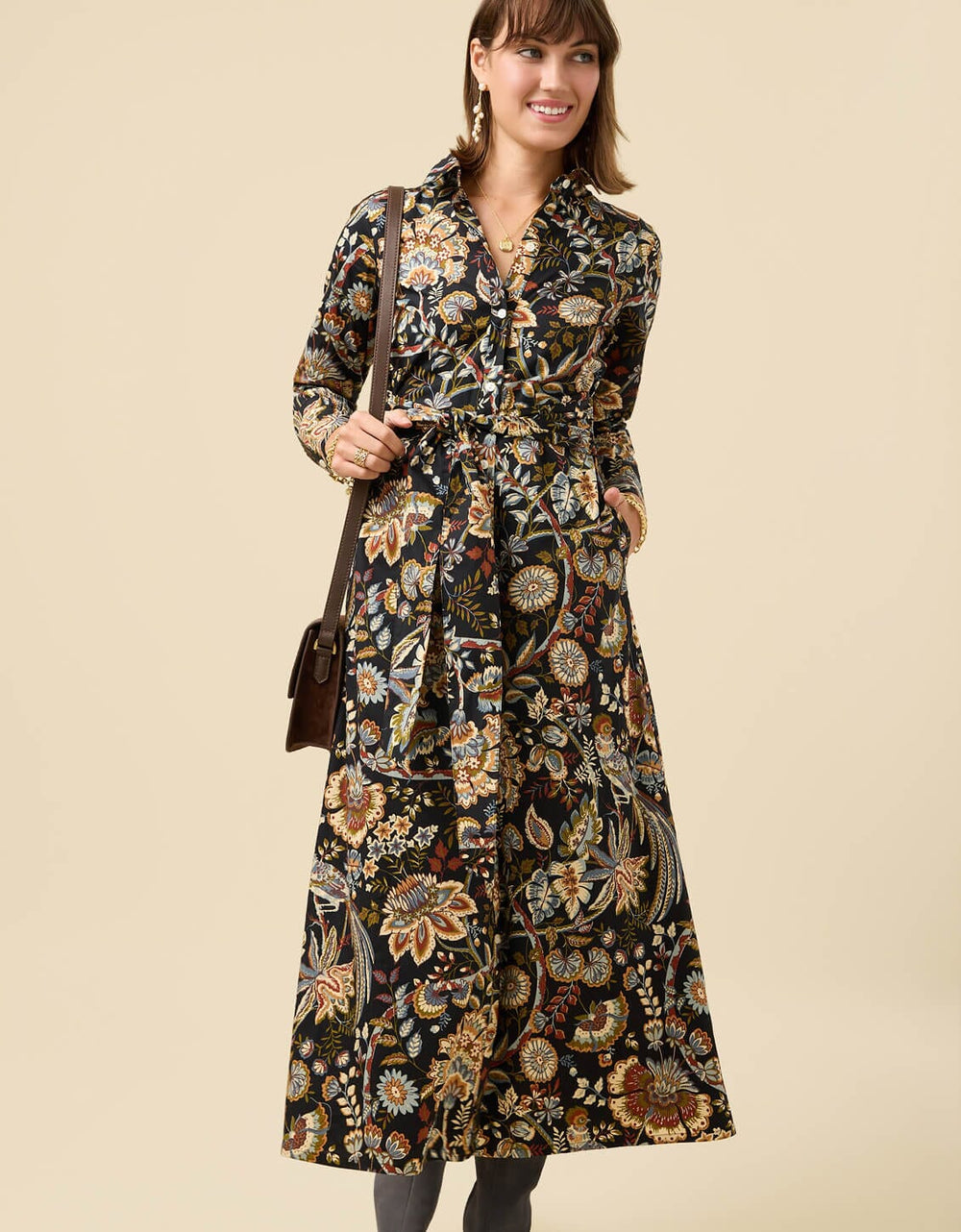 Marianne Shirt Dress - Guerard Estate Bird Womens Dress Spartina 