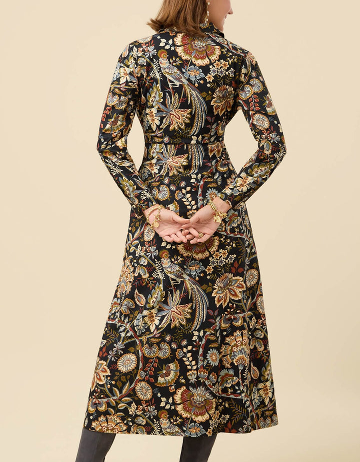Marianne Shirt Dress - Guerard Estate Bird Womens Dress Spartina 