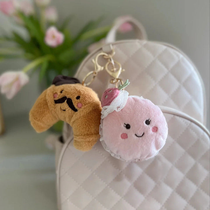 Marie Macaron Bag Charm Stuffed Animal Mon Ami 