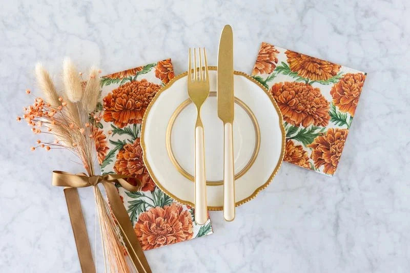 Marigold Harvest Guest Napkins Guest Towels Hester and Cook 