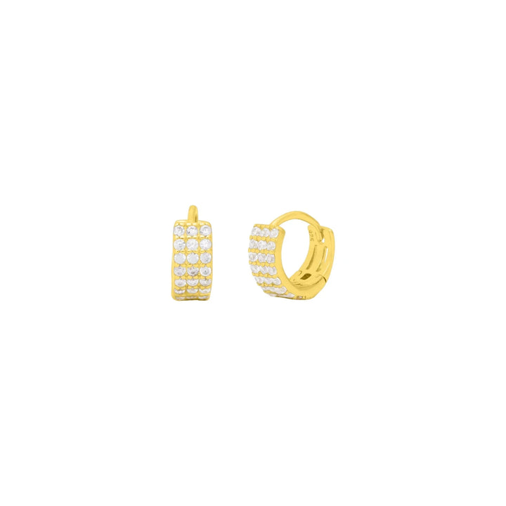 Marjorie Huggies - Gold Womens Earrings FYB 