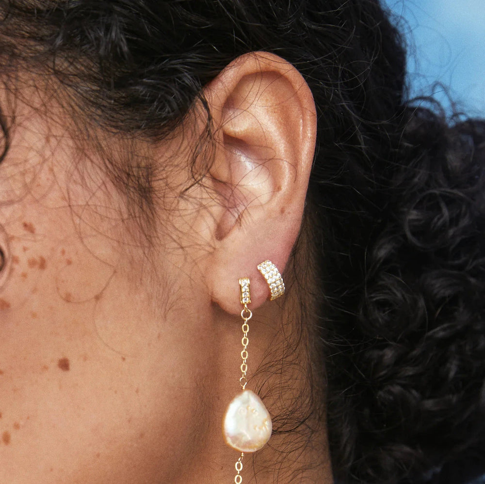 Marjorie Huggies - Gold Womens Earrings FYB 