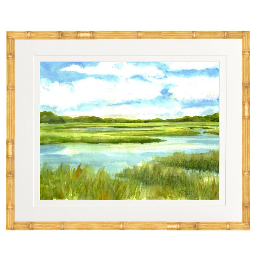 Marshview 5 Framed Print 22x18 Artwork The Leonard Collection 