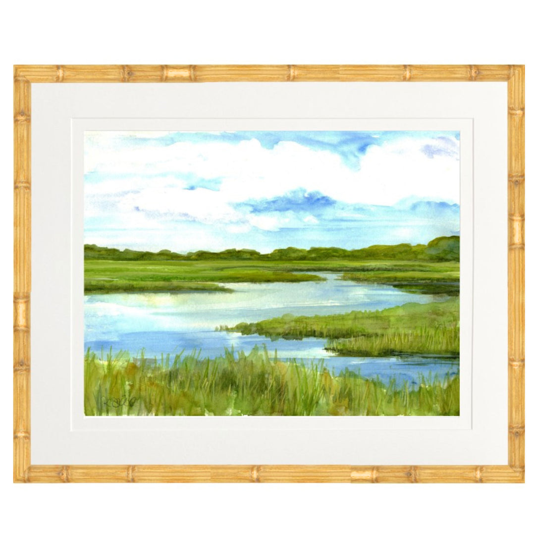 Marshview 6 Framed Print 22x18 Artwork The Leonard Collection 