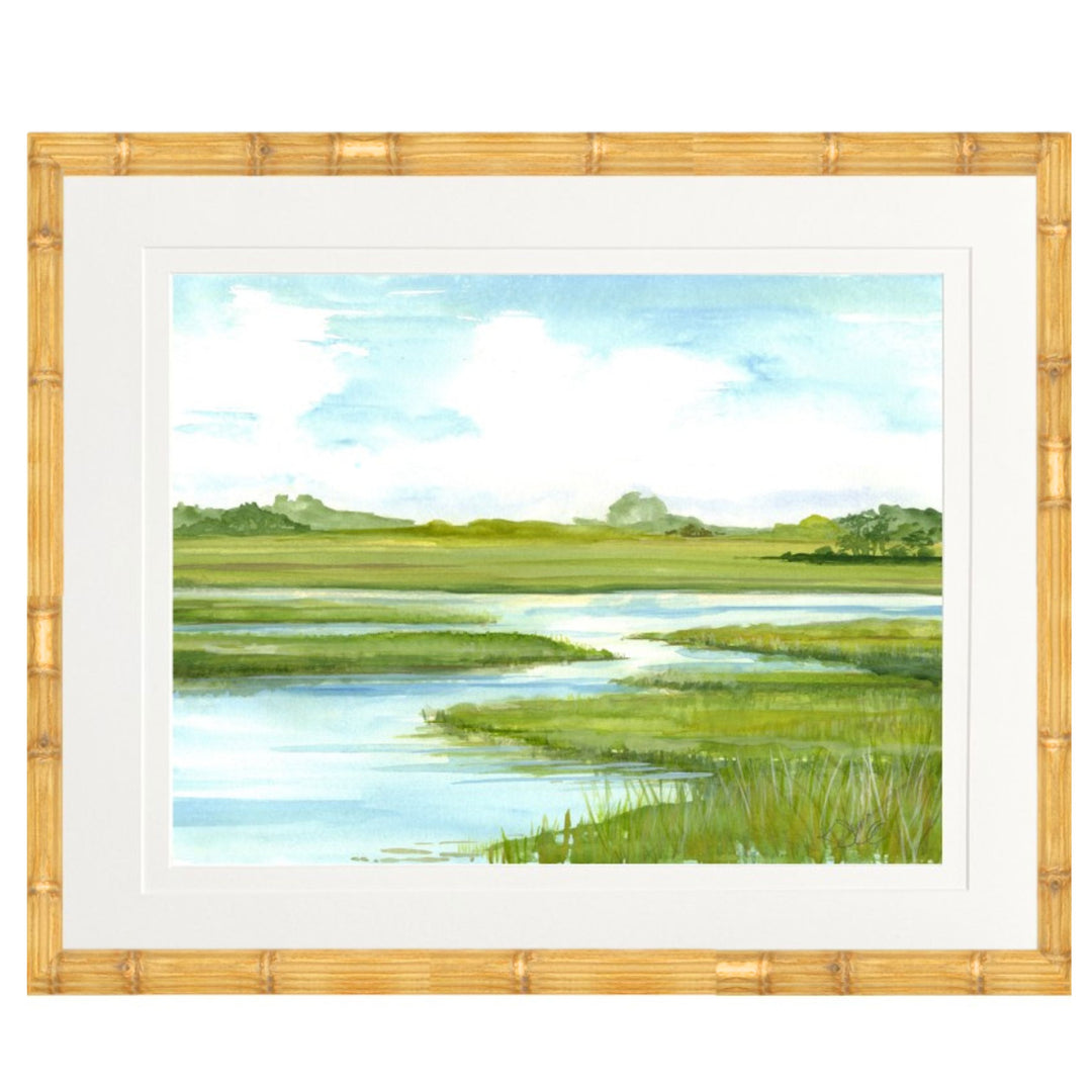 Marshview 8 Framed Print 22x18 Artwork The Leonard Collection 